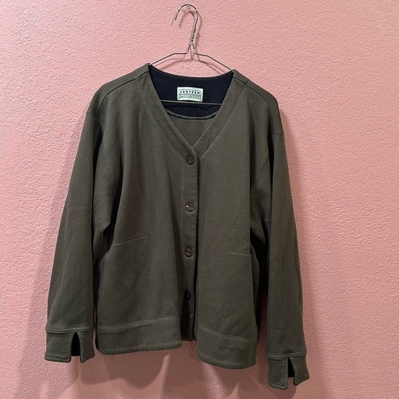 JANTZEN Women’s Vintage Gray Cardigan Sweater - Picture 1 of 8